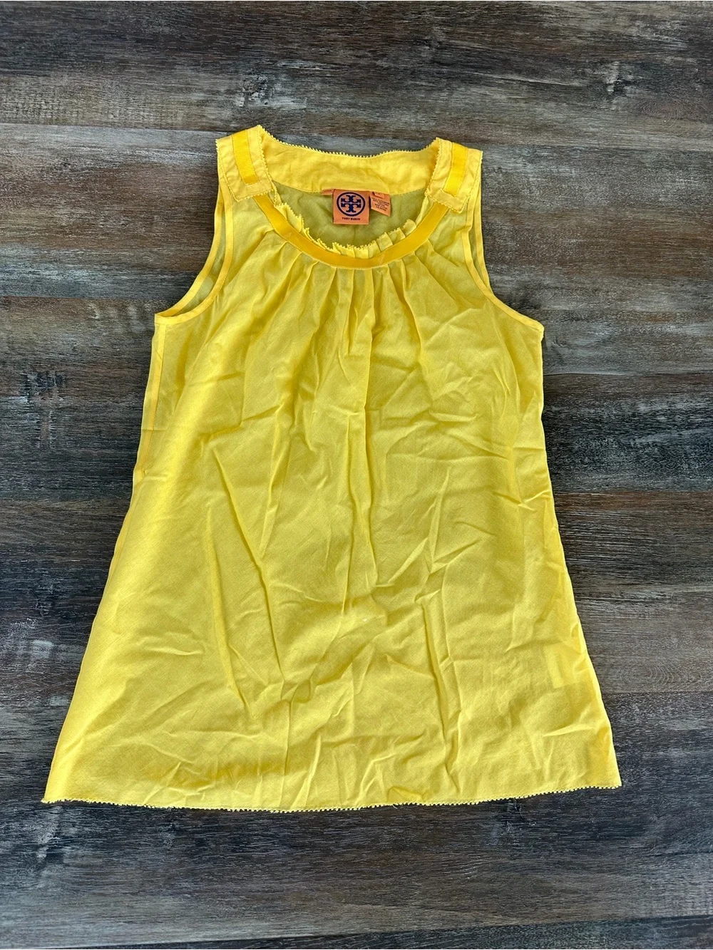 Tory Burch sleeveless cotton top size 6